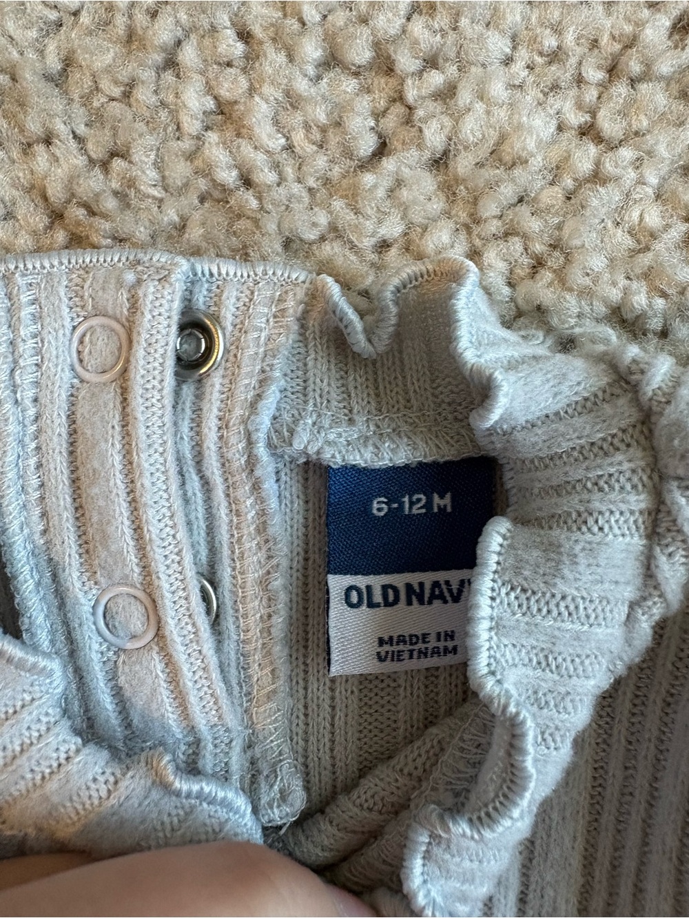 Old Navy Ribbed Two-Piece Set - Light Gray - Picture 3 of 7